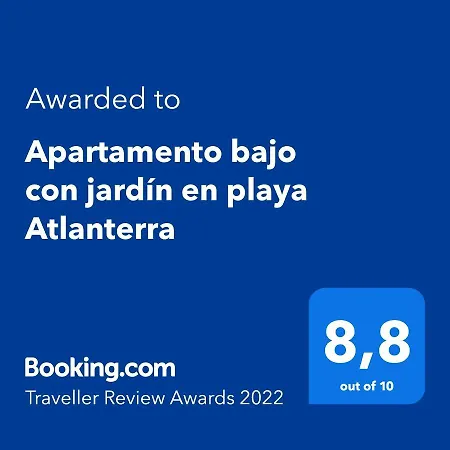 Bajo Con Jardin En Playa Atlanterra